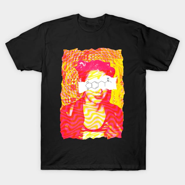 MDMA Rave Girl T-Shirt by SamuelBThorne